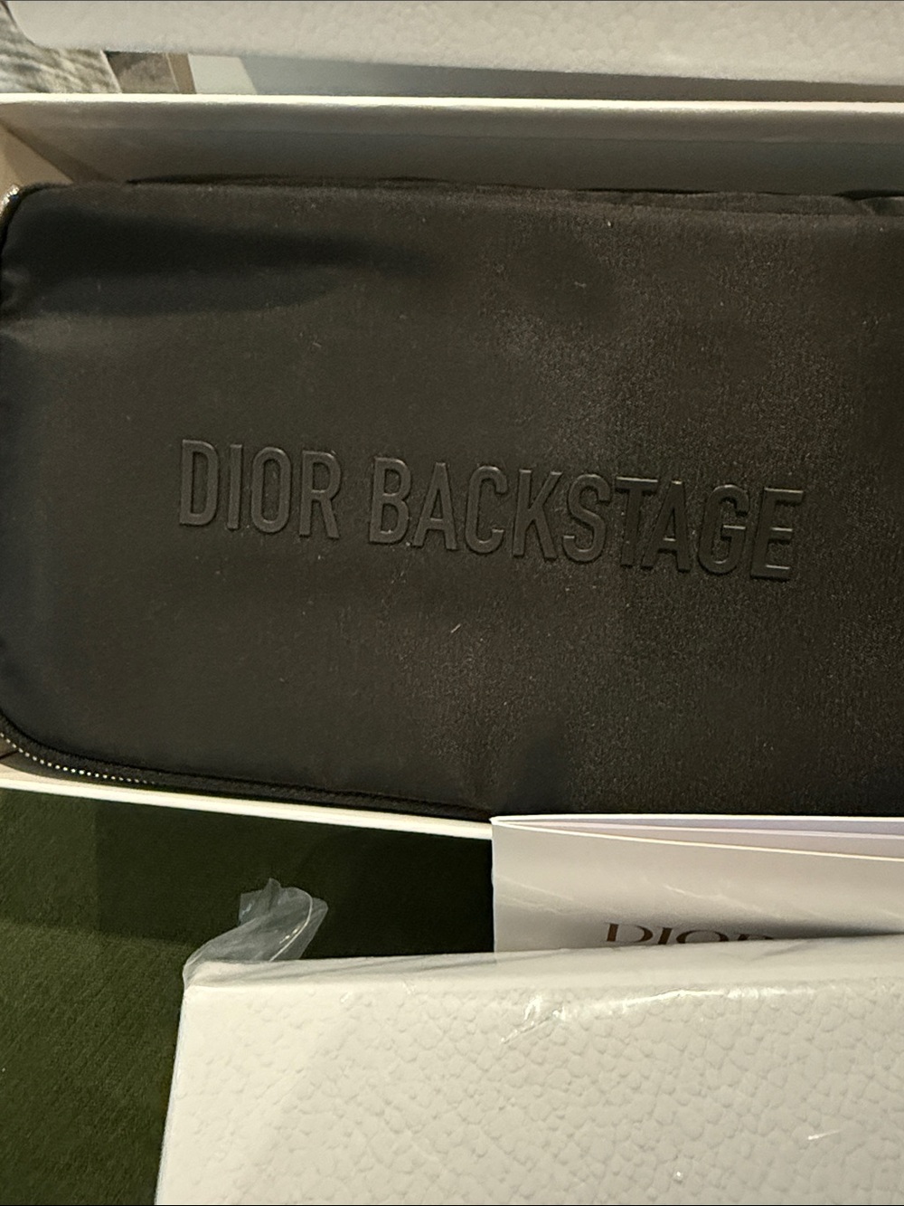 Dior Backstage Black Toiletry Pouch